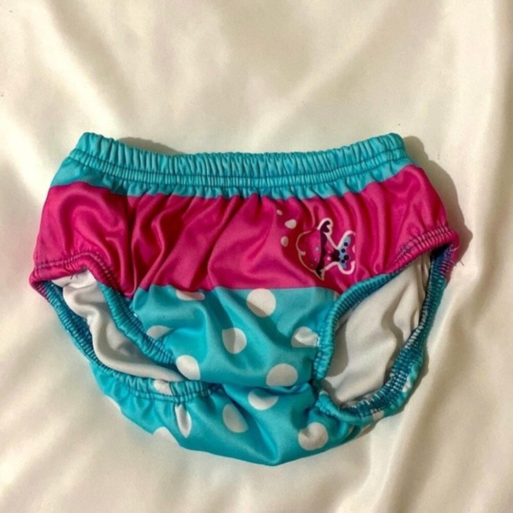 Swimways Toddler's Polka Dots Elastic Waist Pull-On Bottom Swimwear Size 24mos